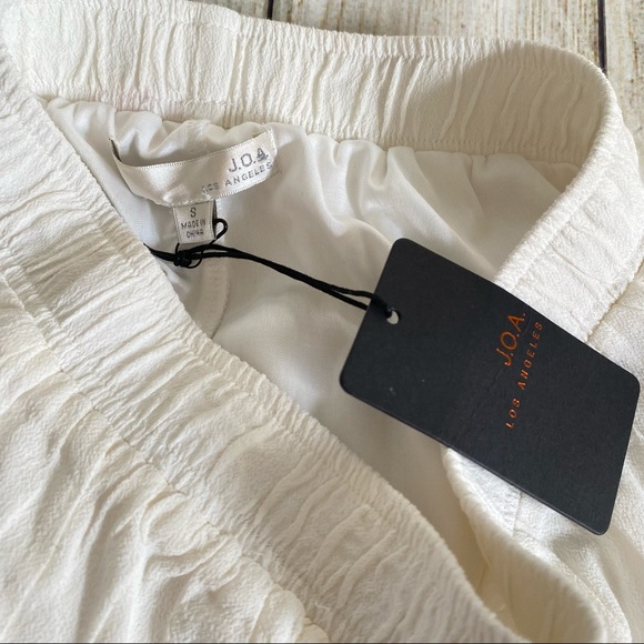 JOA White Short Lace Details Size S - Picture 5 of 8